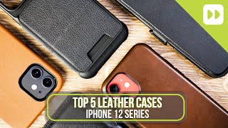 Top 5 Leather Case For iPhone 12 Mini/ 12/ Pro/ Pro Max