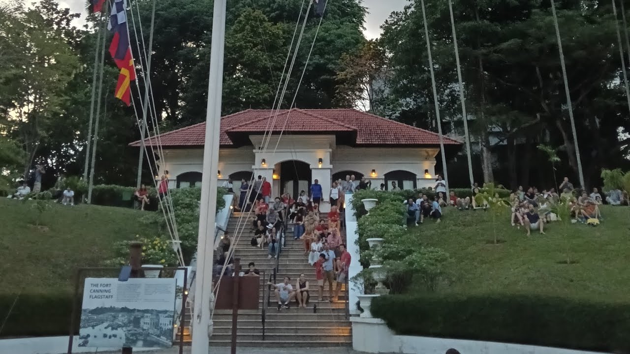 2025 National Day fireworks video on Fort Canning Hill Raffles House 🇸🇬🇸🇬 💯🙏😂🌷😁👍👀