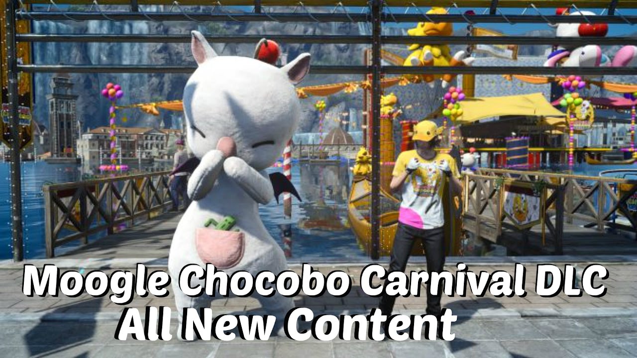 final fantasy xv chocobo Update FINAL FANTASY XV - Moogle Chocobo Carnival DLC Gameplay Walkthrough l All New Content PS4 Pro