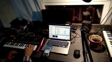 Testing jd-xi drum machine on a trip-hop ableton project.