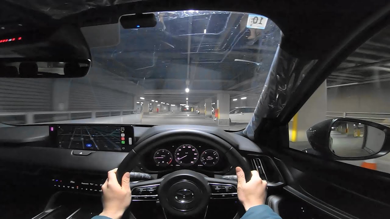 試乗動画】2025 マツダ CX-80 XD HYBRID Exclusive Sports 4WD 夜間