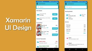 Payment UI Design Using Xamarin form