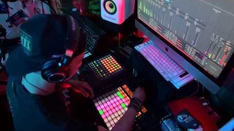 Ableton Push Minimalism Live + Korg Ms-20 mini