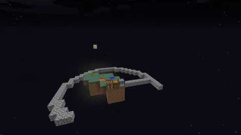 Minecraft Skyblock Time-lapse