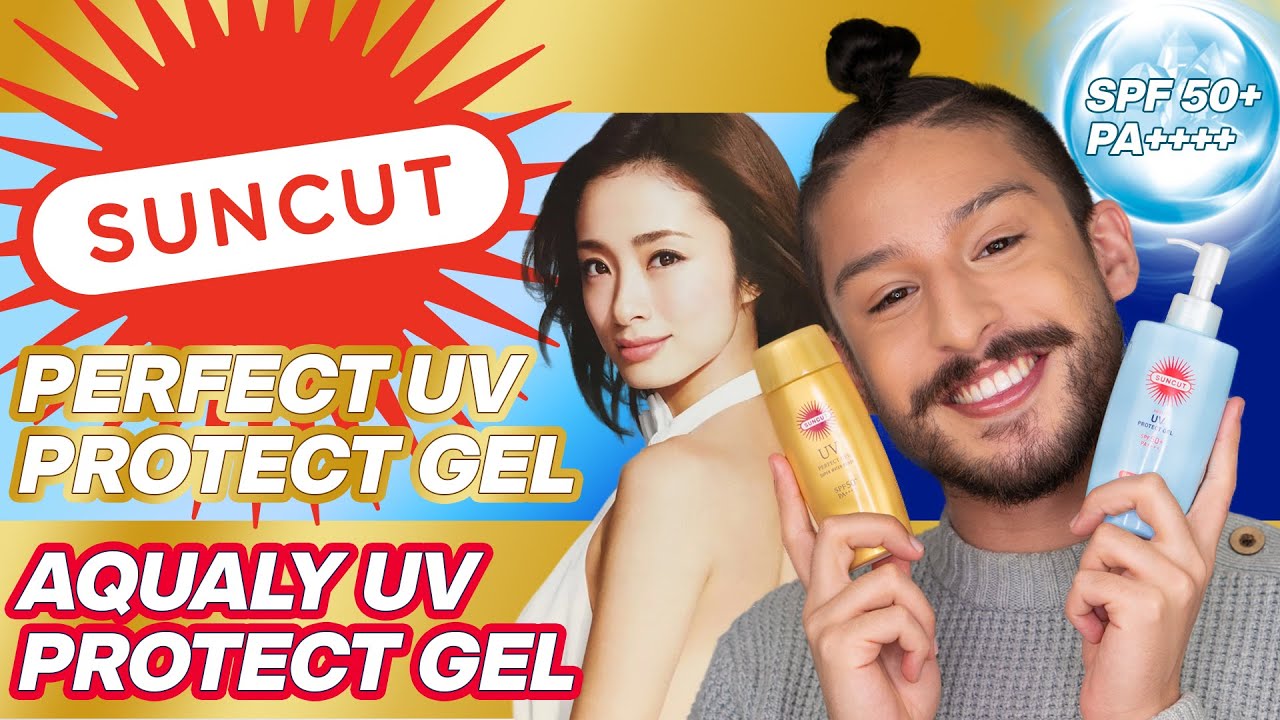 JSPFs Kosé Suncut Aqualy UV Protect + UV Perfect Gel Super Water Proof Ramon