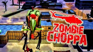 Не позволяйте зомби попасть на вертолет!  - Zombie Choppa Gameplay 🎮📱 screenshot 1