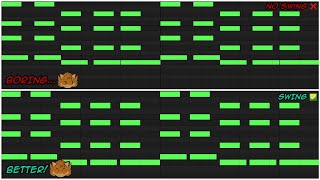 FL Studio Mobile 4 Tutorial - How To Add Swings to Piano Roll