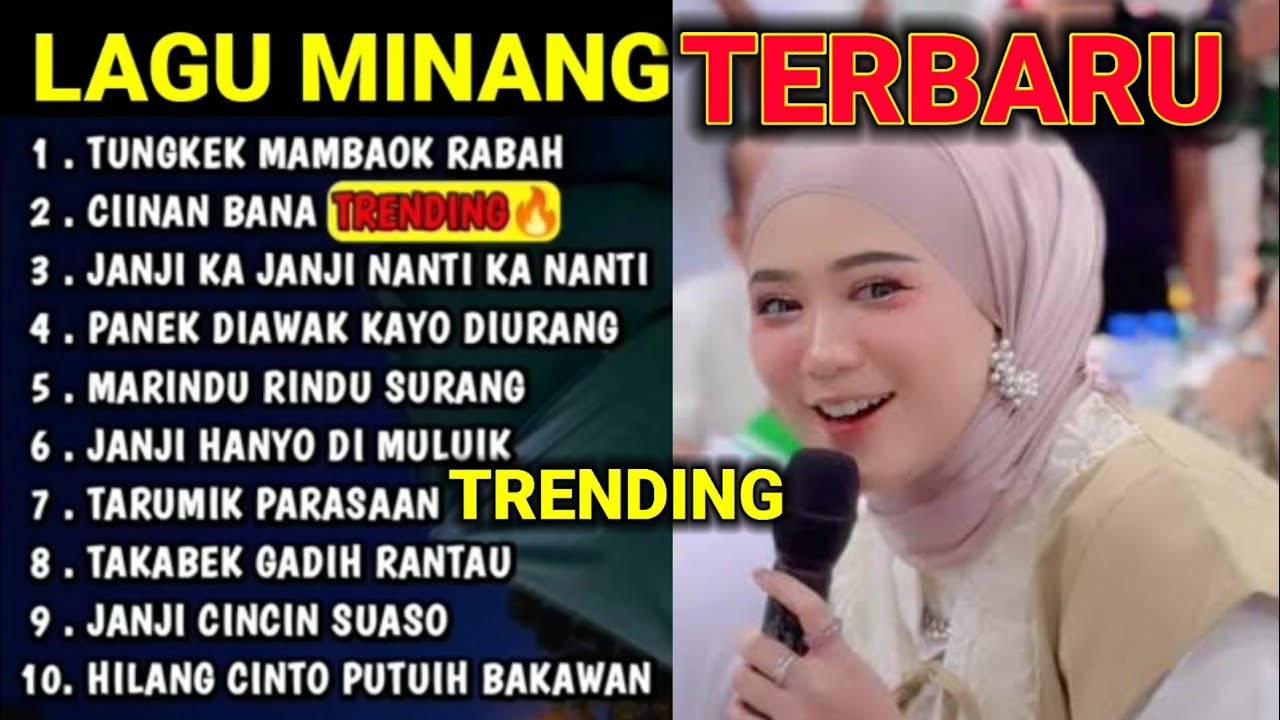 FAUZANA LAGU MINANG TERBARU TERPOPULER 2024, CIINIAN BANA, MARINDU RINDU, HITS TRENDING