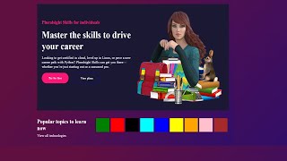 BANNER WITH HTML AND CSS FLEXBOX