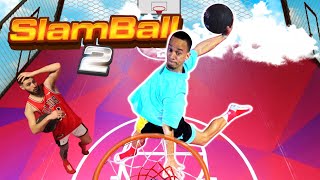 BASKET SUR TERRAIN REBONDISSANT ! (SLAMBALL 2)