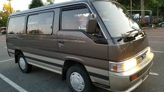 Nissan Homy Caravan 1992 E24 4x4 F5 diesel TD27 часть 1