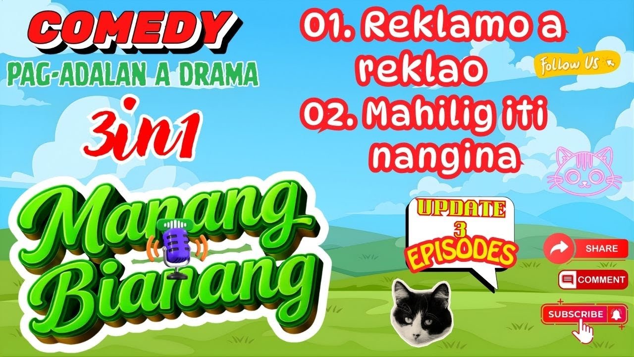 REKLAMO A REKLAMO... 3 in 1 MANANG BIANANG Drama - Golden Oldies | Comedy Pag-adalan a drama Ilocano