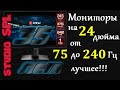 Лучшие мониторы на 24 дюйма.