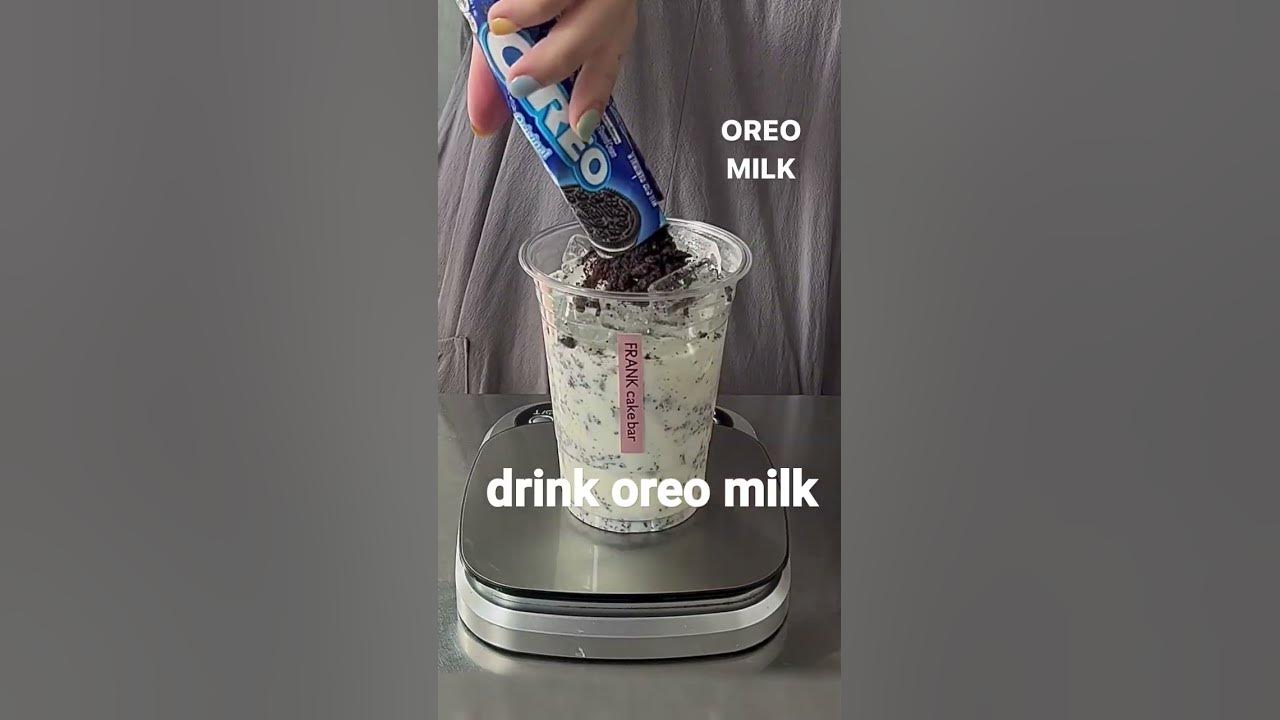 cara membuat minuman simpel oreo milk