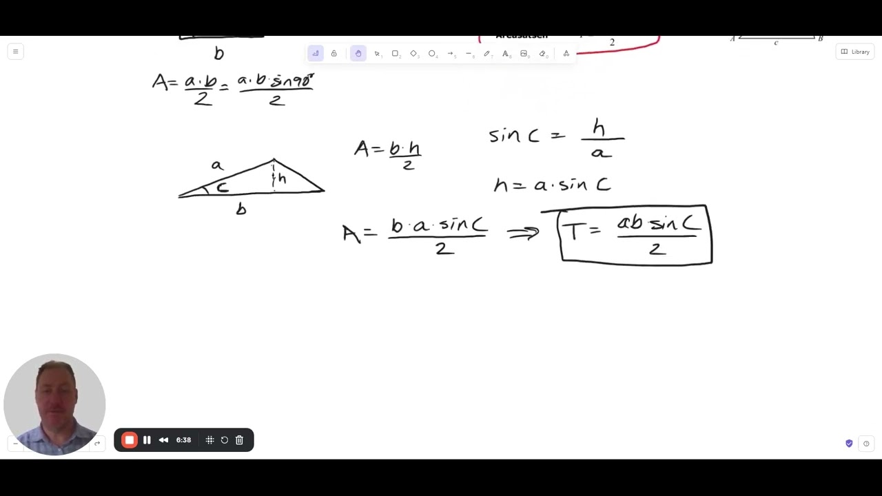 Areasatsen - Triangelsatserna