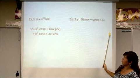 Calc AB - [3.5] Derivative of Trigonometric Functions