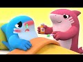 BABY SHARK is SICK but he doesn’t want to take his medicine! - Healthy Habits Song for Kids