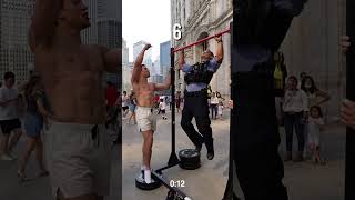 HOW MANY REPS CAN POLICE OFFICERS DO ON A PULL UP BAR - POLAND VS USA