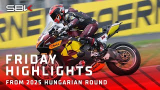HIGHLIGHTS: all you need to know from Friday at Balaton Park 🔑 | 2025 #HungarianWorldSBK 🇭🇺
