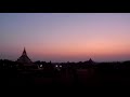 Myanmar Shwesandaw Pagoda sunrise Time lapse 缅甸蒲甘许三多塔日出延时摄影