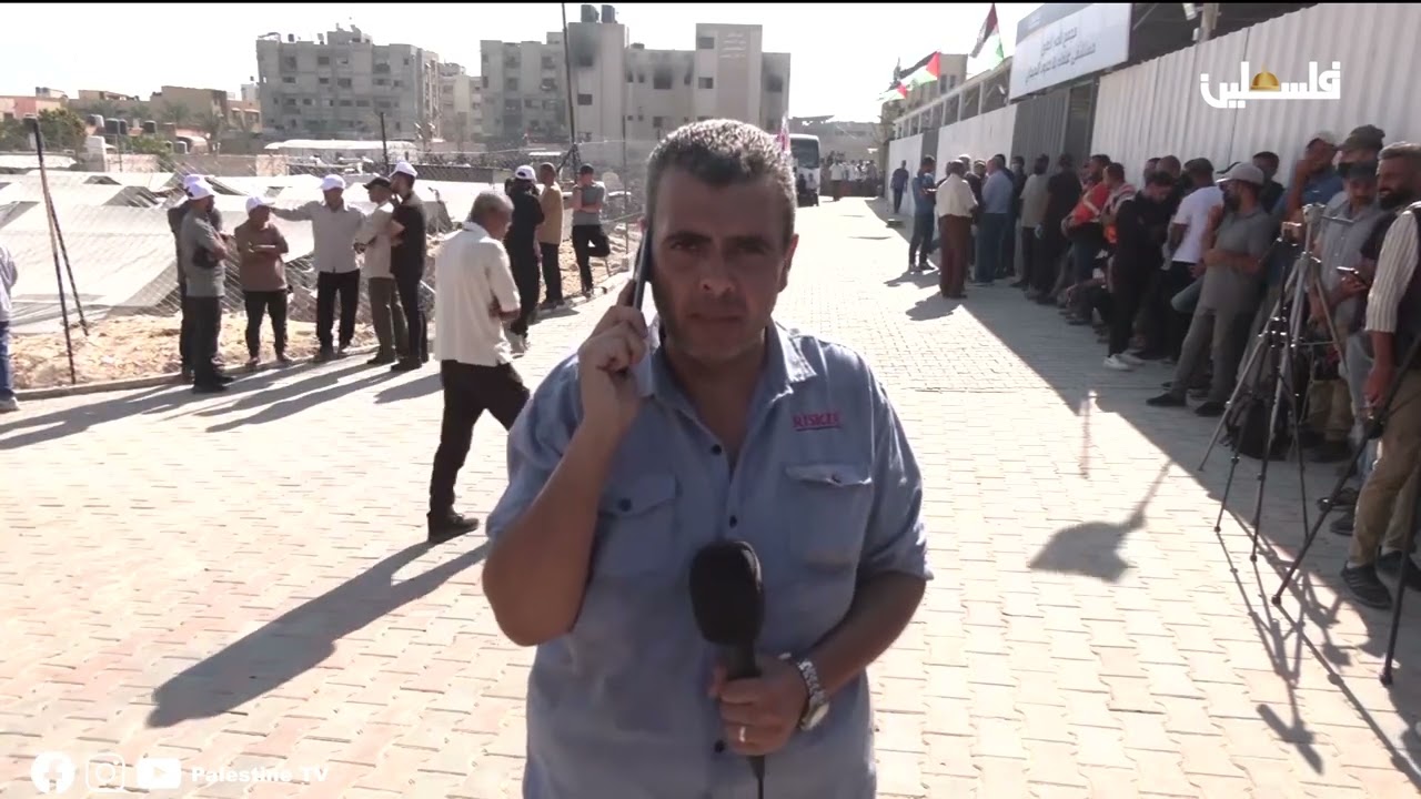 متابعة مع الزميل فؤاد جرادة بانتظار وصول محرري قطاع غزة