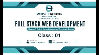 Full Stack Web Development Course | Class -01