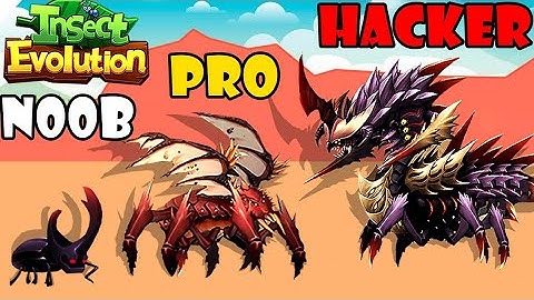 NOOB vs PRO vs HACKER - Insect Evolution Part 551 | Satisfying Games (Android,iOS)