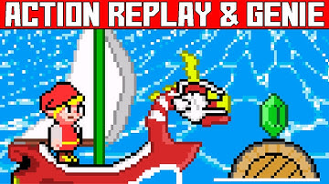 (Legend Of Zelda The Mini Quest) Link Rides Yoshi, Jump In Air - Game Genie Codes