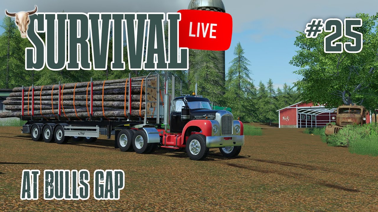 🔴 LIVE It's Whiskey Time! Survival at Bulls Gap Episode 25 FS19