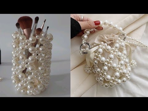 طريقه عمل شنطه خرز موديل جديد منظم ميكب بالخرز اللولي سهل جدا للمبتدئين شنطة بالخرز شنطه خرز