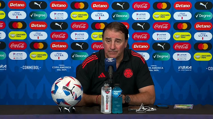 Néstor Lorenzo habla tras la clasificación de Colombia a la Final