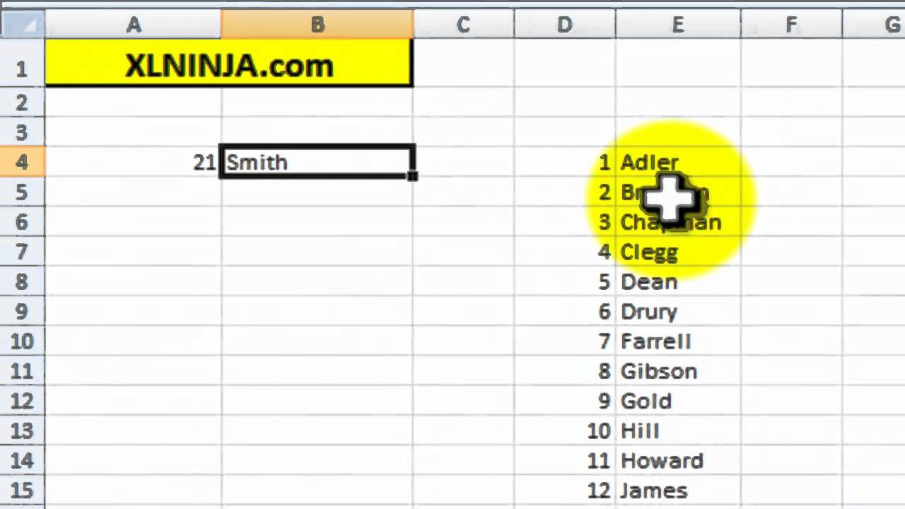 How To Generate A Random List In Excel Youtube