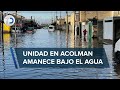 Fraccionamiento en Acolman amanece bajo el agua tras fuertes lluvias en Edomex