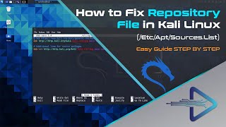 how to fix repository file in kali linux | (/etc/apt/sources.list)