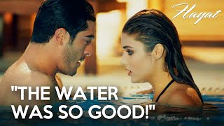 Hayat and Murat had fun in the pool! | Hayat