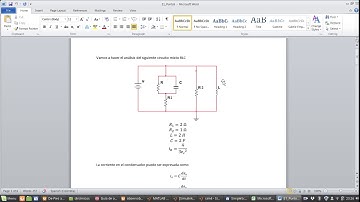 Simulación en MATLAB de un circuito RLC mixto