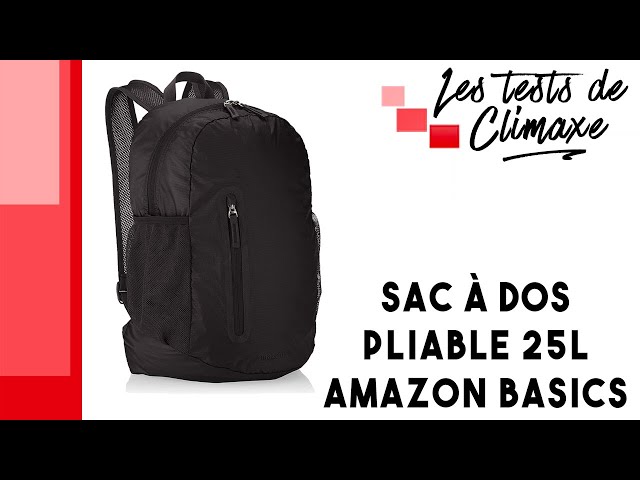 Test d'un sac à dos pliable  Basics 25L noir 