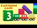 CUBE DANCE with Cartoon Cars videos for kids. Cartoons for kids to learn colors in kids cartoons