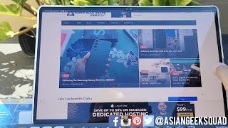 Day 2 - Generic Amazon Clear Case and Outdoor Use with the Samsung Galaxy Tab S8 Ultra
