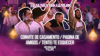 Convite de casamento/Pagina de amigos/Tentei te esquecer - Henrique e Felipe, Julio e Juan