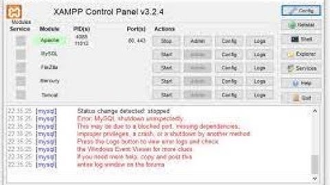 php #2 : Apache ne démarre pas sous xampp/Résolution