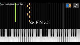Robin Hustin x TobiMorrow -Light it up (feat. Jex) Piano Tutorial synthesia/Piano version