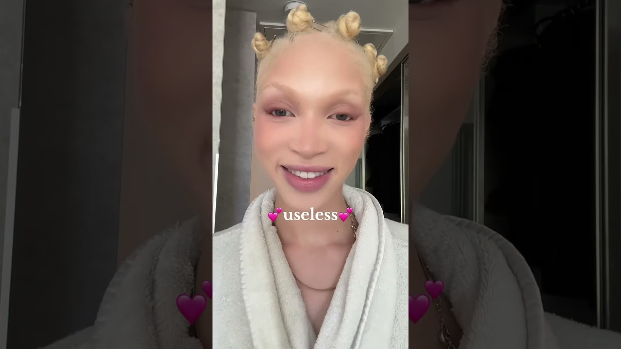 MANCHIILLLDDDD🗣️✨💕 #sabrinacarpenter #afro #bantuknots #makeup #beauty