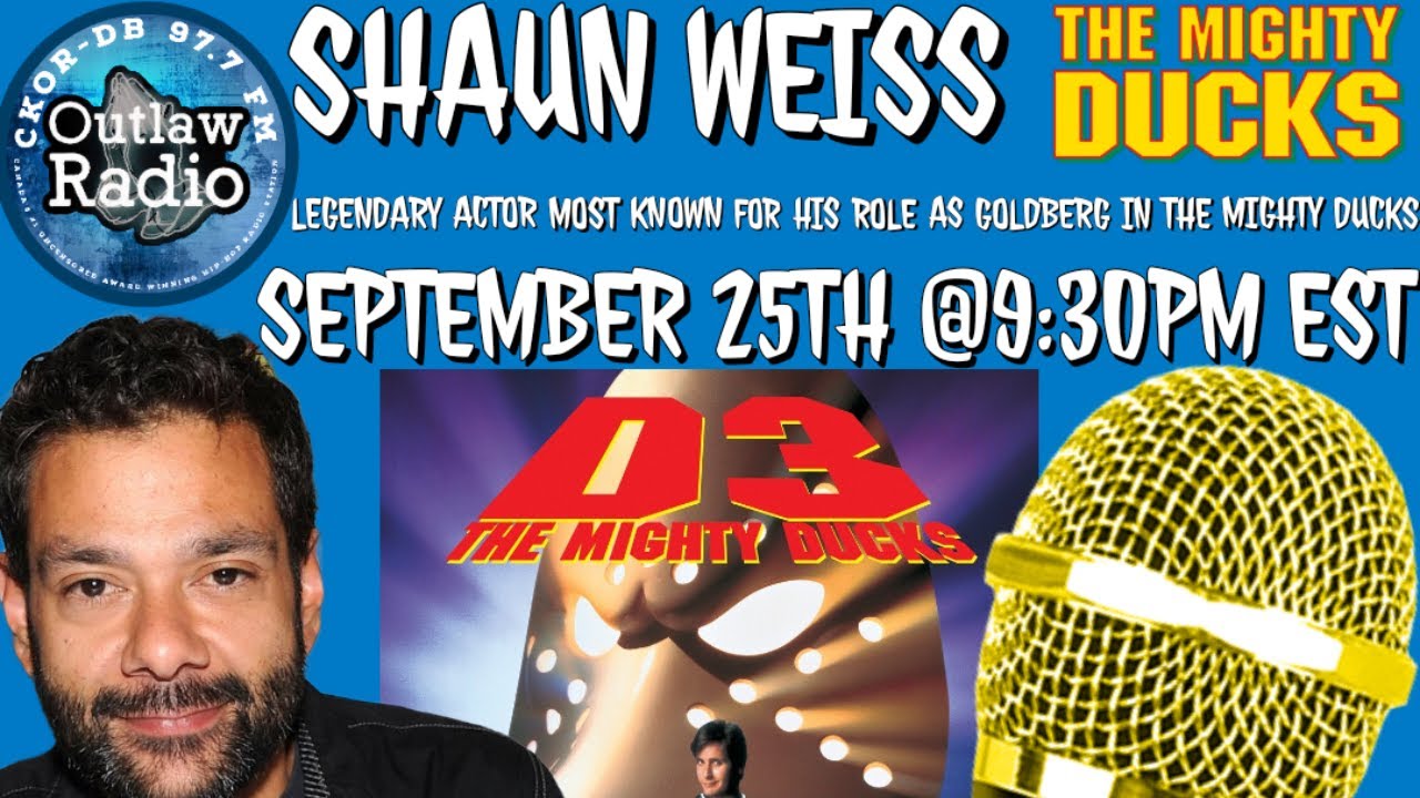 97.7 Outlaw Radio FM's Interview With Shaun Weiss (Goldberg From The Mighty Ducks)