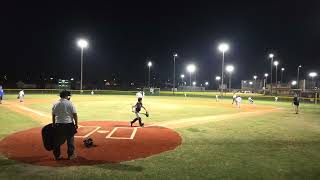 Devyns First Ground Rule Double.