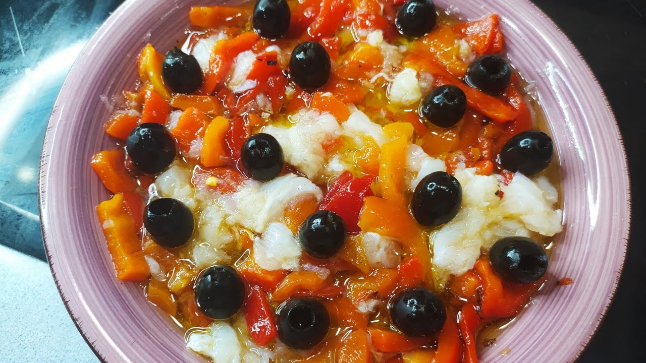 MOJE de PIMIENTOS con BACALAO