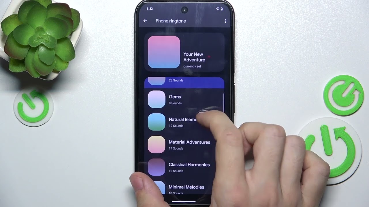 Как найти и управлять настройками звука на GOOGLE Pixel 9