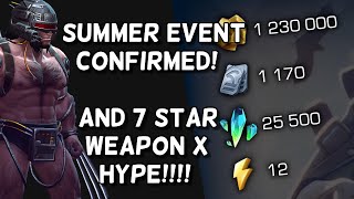 The Summer Event Is Back! Will it have chase champs? | Weapon X as a 7 Star Hype | Marvel Champions