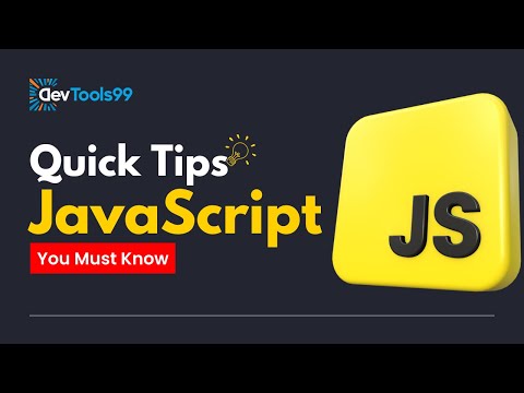 Quick JavaScript Tips #devtools99 #javascript #js #javascripttips #programming #coding