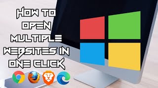 How to Open Multiple websites in one click (Any Browser) | Batch file | Quantum Prax